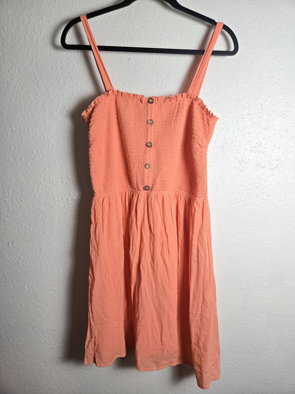 Venus Coral Spaghetti-Strap Sundress